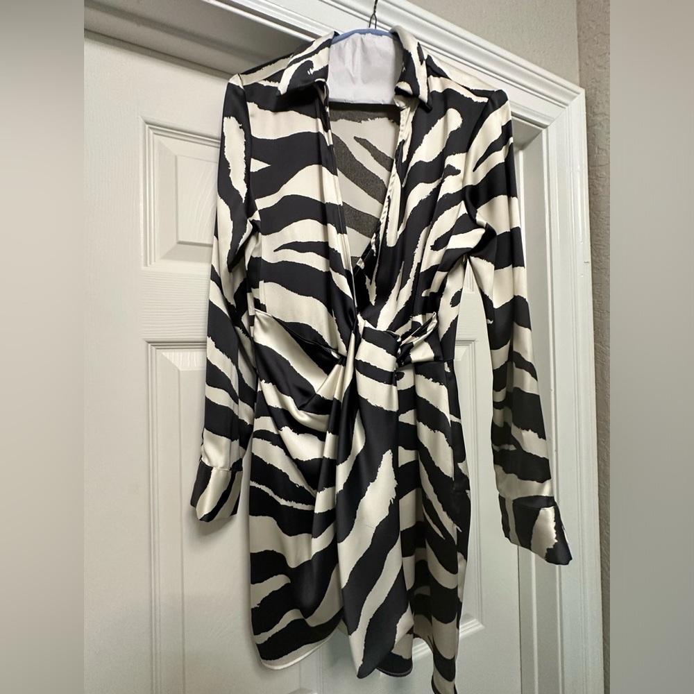 Zara Faux Wrap Dress